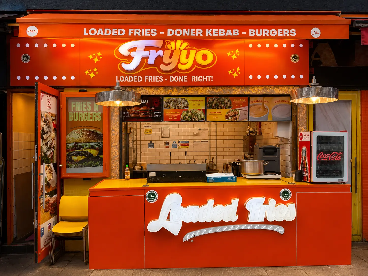 FRYYO shopfront in Camden